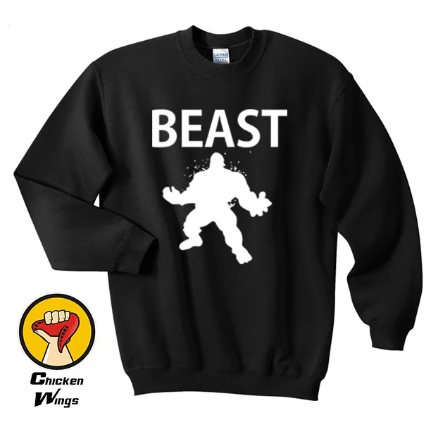 Зверь тренировки Crewneck Толстовка Унисекс более Цвета XS-2XL