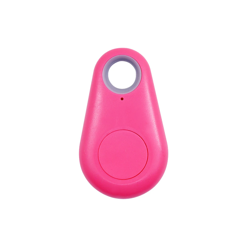 Мини анти-потерянный сигнал тревоги кошелек обнаружитель ключей, Смарт значок Bluetooth Tracer gps брелок для ключей с локатором собака ребенка iTag трекер key finder - Цвет: Red