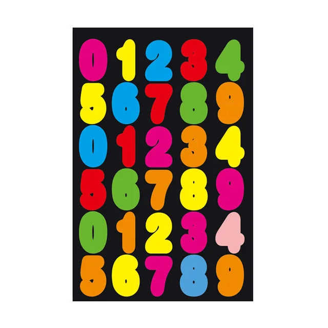 1 шт. красочные геометрические фигуры дневник-блокнот для заметок наклейки Kawaii планировщик для скрапбукинга канцелярские принадлежности Escolar школьные принадлежности - Цвет: I