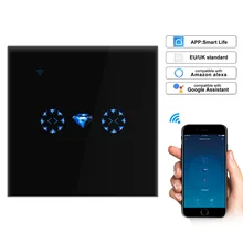 Wi-Fi занавес переключатель UK/EU умный мобильный контроль через приложение Tuya работает с Amazon Alexa Google Home для умного дома