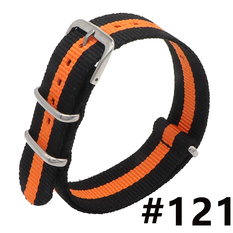 NATO Watchband Nylon Watch Strap 18mm 20mm Striped Replacement Watch Band Accessories Watchbands Strap Band NATO Watchband Nylon Watch Strap 18mm 20mm Striped Replacement Watch Band Accessories Watchbands Strap Band