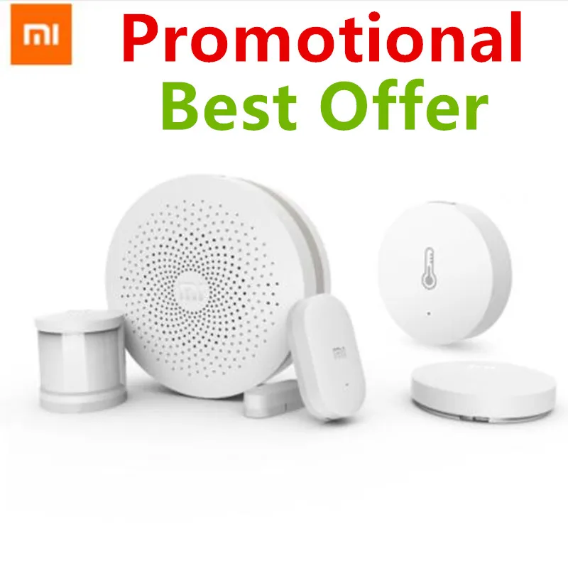 

Xiaomi Smart Home Kit Mijia Gateway Door Window Human Body Sensor Temperature Humidity Sensor Wireless Switch Zigbee Socket