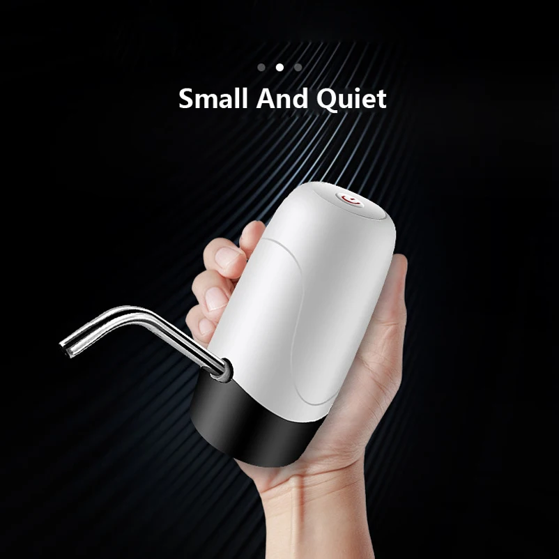 Automatic Electric Water Pump Dispenser Drinking Bottle Switch USB Charging Portable 5 Gallon Adapted Barrelled