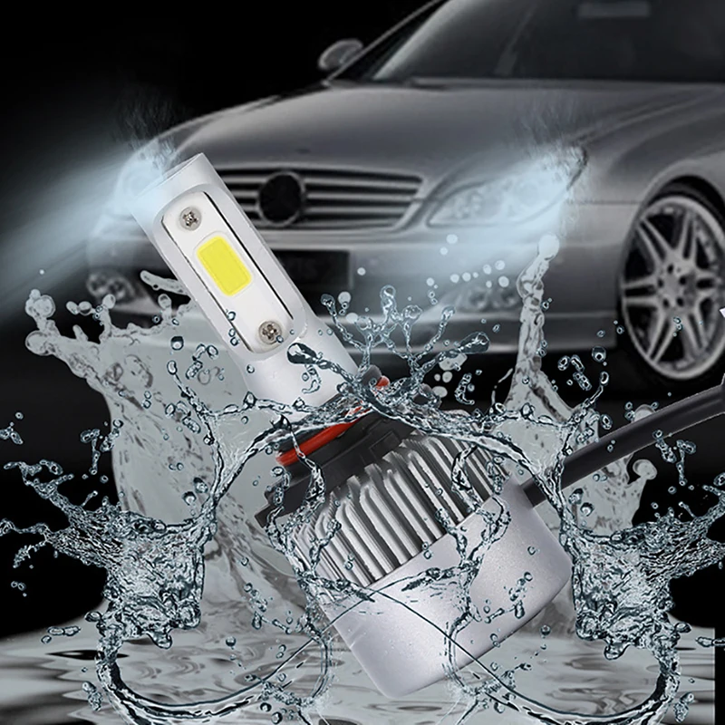 

S2 LED Car Lights Bulbs H7 9003 HB2 H11 LED H1 H3 H8 H9 9004 9007 880 9005 9006 H13 Auto Headlights Automotivo Safety Lamps 2pcs