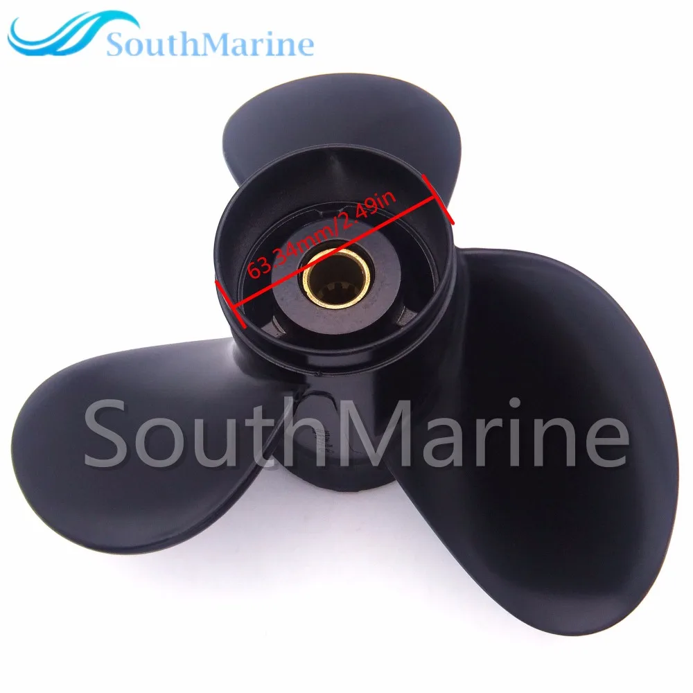 58100-93743-019 Алюминий сплав пропеллеры 9 1/4x11 для Suzuki DT9.9 DT15 DF9.9 DF15 DF20 лодочный мотор 9 1/4x11 R