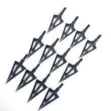 100 tane Arrowhead İpucu noktası teflon yüzey işleme Broadhead ok yay avcılık Beast ok kafa 3 bıçak