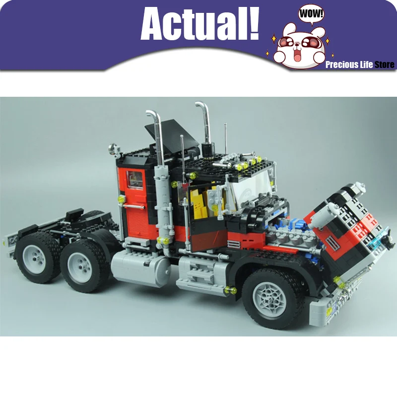 

Lepin 21015 1743Pcs Creative Series The American Black Cat Truck Set 5571 Technic Building Blocks Bricks Children Toys boys Gift