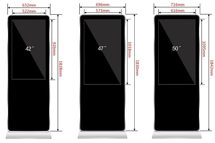 32 42 43 46 47 50 дюймов светодио дный LED lcd TFT HD P 1080 p монитор сенсорный интерактивный настенный сенсорный киоск ad signage