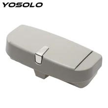YOSOLO автомобилей очки кейс солнцезащитный козырек клип карты хранения билетов закладочных уборки солнцезащитные очки держатель Box Автоаксессуары Организатор