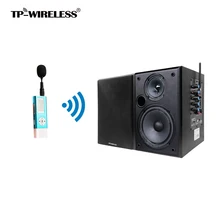 TP-wireless 2,4 GHz Беспроводная Учительская акустическая система Клип микрофон и черный динамик для классных комнат/церкви/конференц-зала/отеля