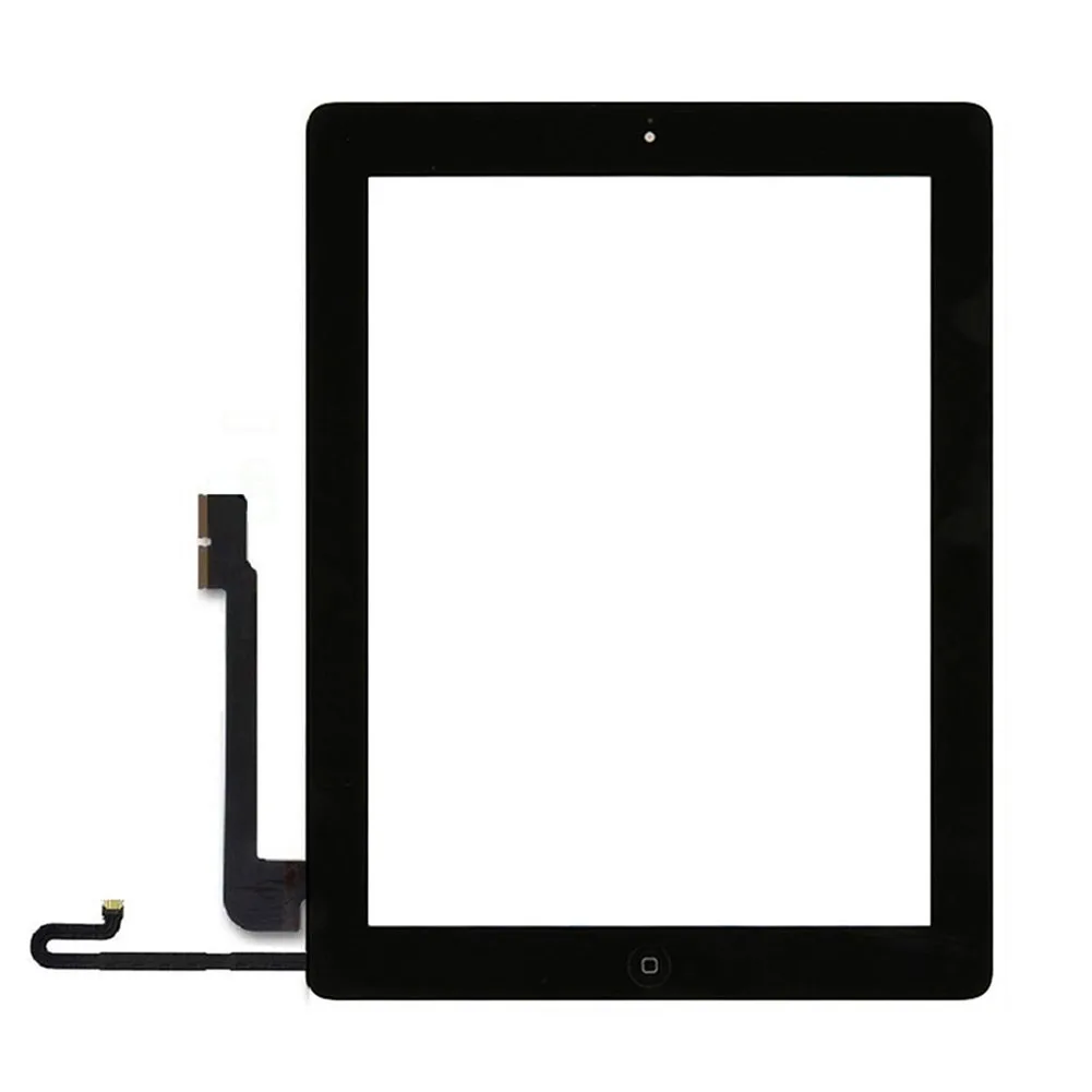 Сенсорный экран планшета спереди Стекло Панель запасные Запчасти для iPad 4 iPad4 A1458 A1459 A1460 с Главная Кнопка Ключевые