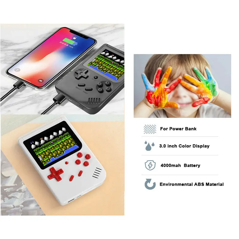 remarkable  Funny Gamepads 300 Classic Games for Play with 700mah Battery can be charging High Tech Toys For Ad