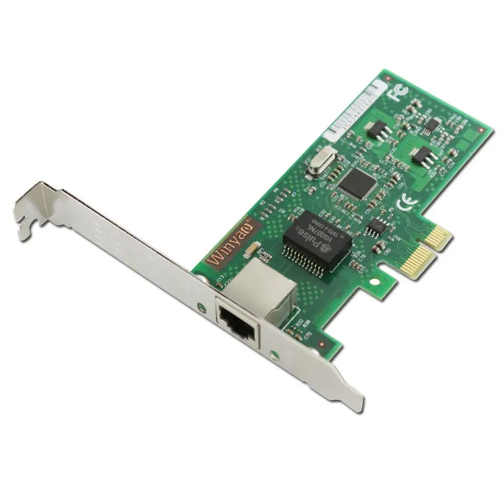 Winyao WY574T PCI-Express X1 10/100/1000 Мбит/с RJ45 Gigabit Ethernet сетевой карты серверный адаптер NIC для 82574 EXPI9301CT