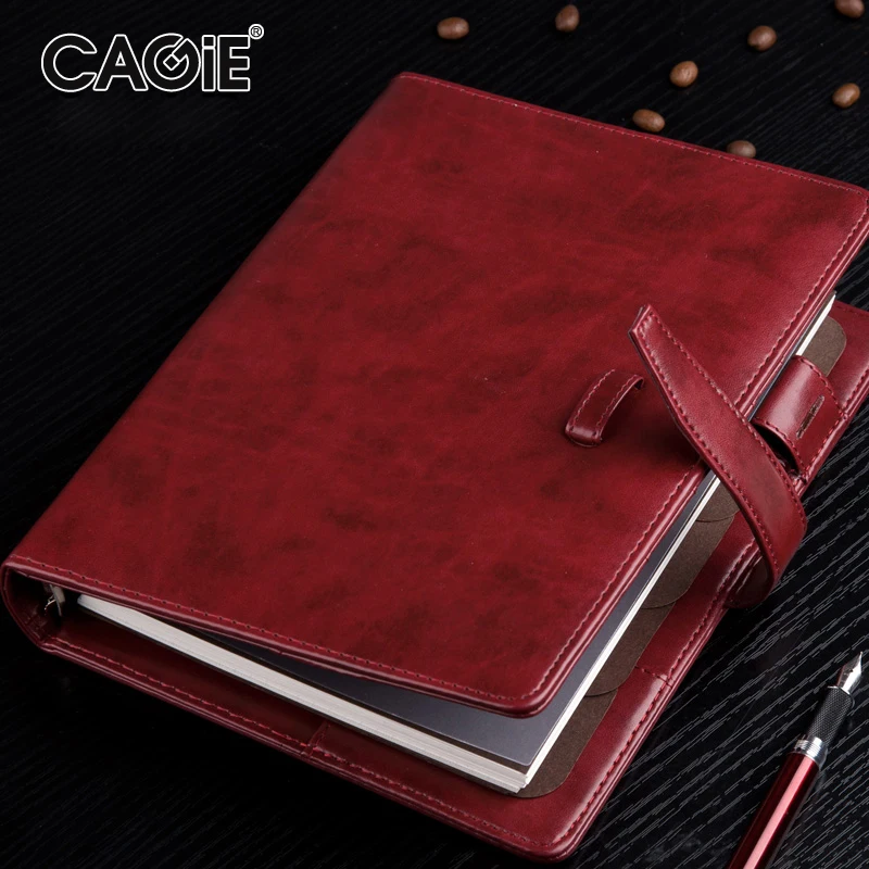 Cadernos cagie a5 negócio caderno espiral Paper Size : 14.3*21cm