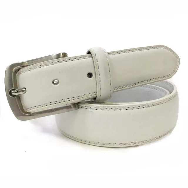 Mens Casual White Belts Leather Luxury Man White Belts Designers With ...