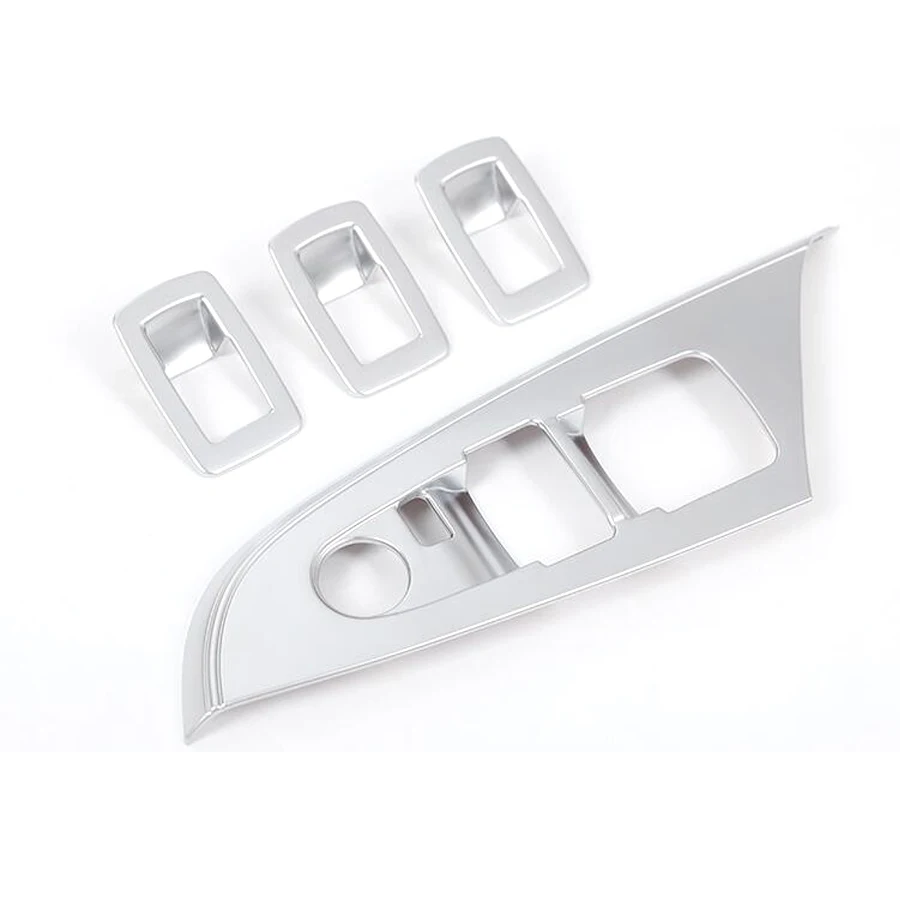 

4Pcs/set Car Interior Window Lift Switch Button Cover Bezel Trim Styling For BMW X3 X4 2011-2017 LHD ABS Accessories