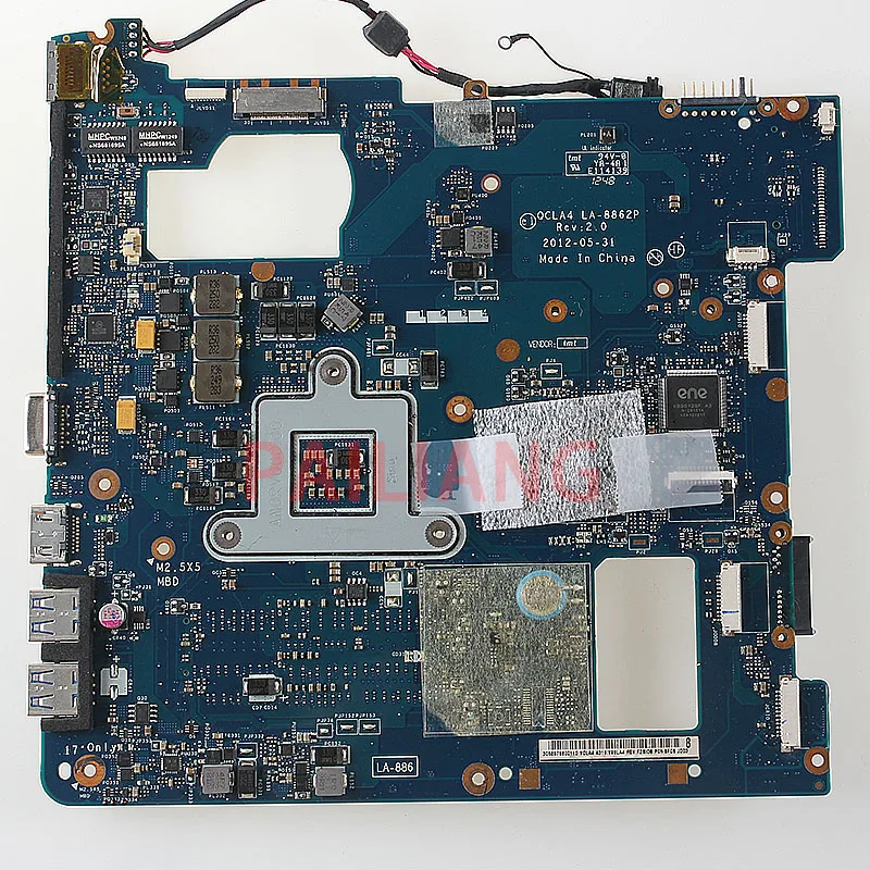PAILIANG اللوحة لابتوب سامسونج NP350V5C NP350V5X PC اللوحة HM70 QCLA4 LA-8862P BA59-03539A BA59-03539B tesed DDR3 PAILIANG اللوحة لابتوب سامسونج NP350V5C NP350V5X PC اللوحة HM70 QCLA4 LA-8862P BA59-03539A BA59-03539B tesed DDR3