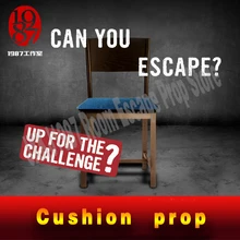 Escape комната реальность подушка для игр реквизит Сядьте, чтобы открыть замок стул Опора от jxkj1987для реальной жизни комната escape adventurer игра