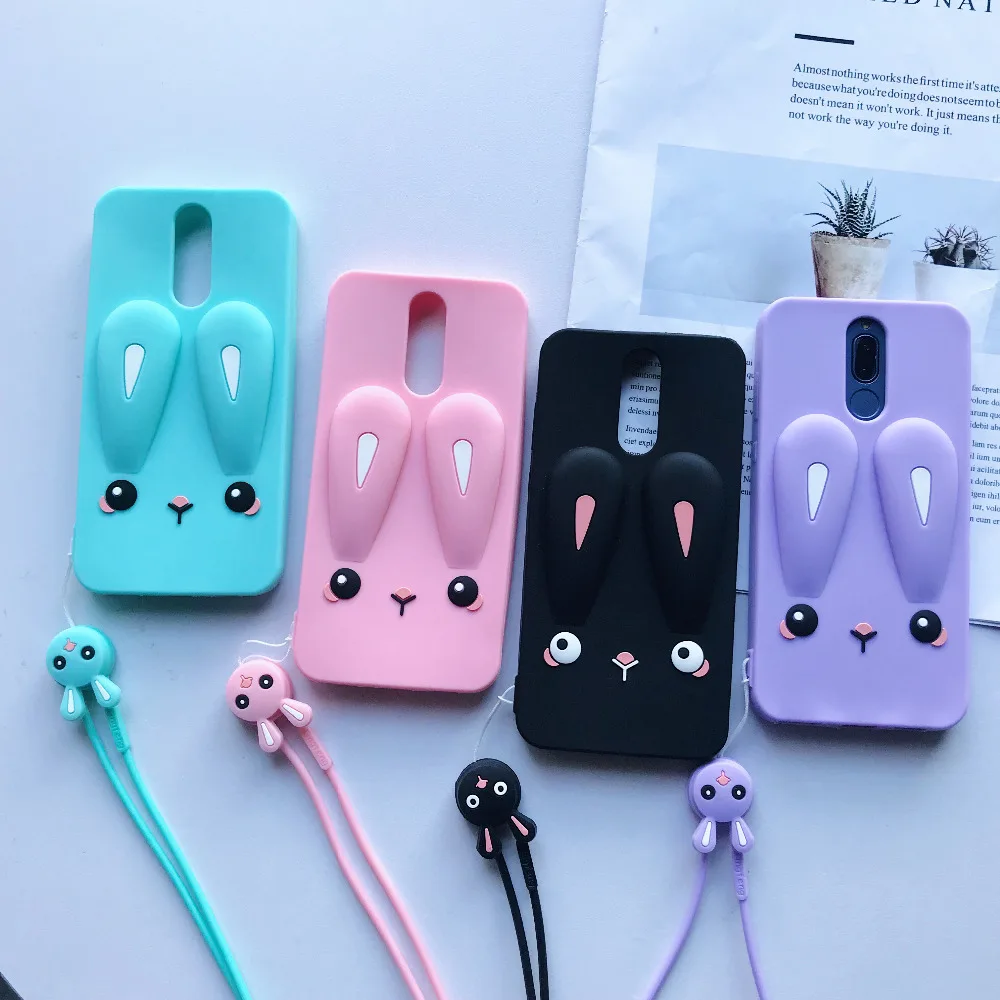 

Axbety For Redmi 5 Plus Case sweet Candy cute rabbit silicon case For xiaomi Redmi 5 Plus Redmi5 case full Soft TPU Rubber Cover