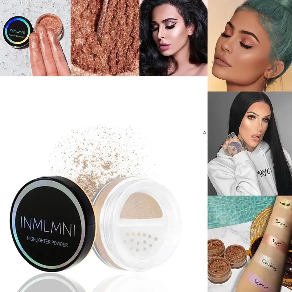 

Face Makeup Highlighter 19 Color Diamond Glow Bronzer Highlighter Powder loose powder highlighter illuminator contouring makeup