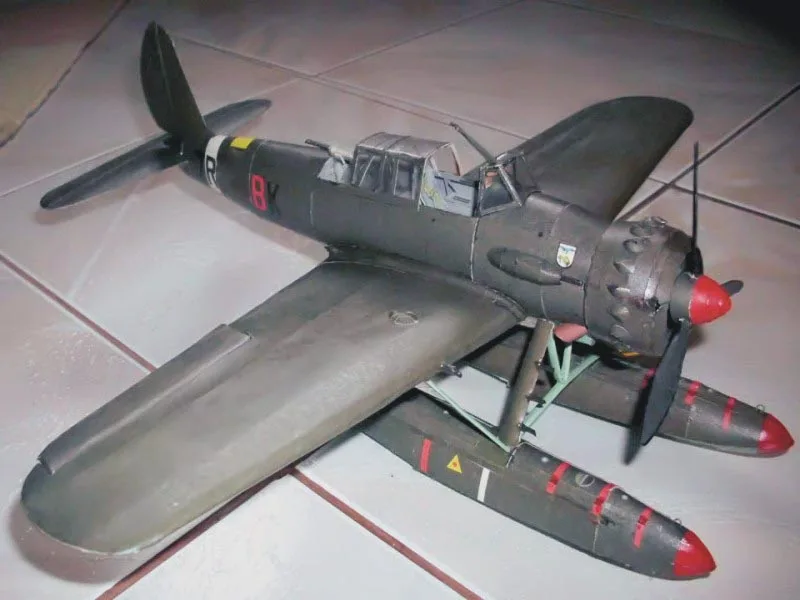 DIY Paper Model German Floatplane Arado Ar-196 A-3 WW II Boy Gift Papercraft 3D Puzzle | Игрушки и хобби