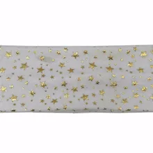 P181028 новейшая хорошая эластичная акриловая и спандексная Мода, полная маленькой Золотой Звезды, удобная простая лента для волос