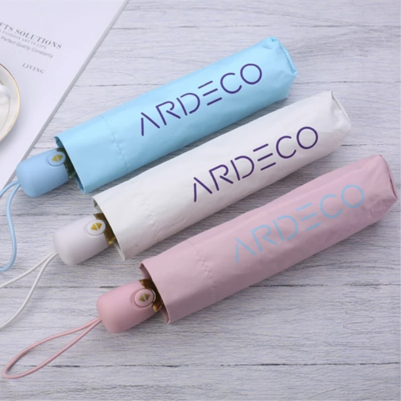 Luxury brands Camellia automatic umbrella rain women men folding UV sun transparent sunshade umbrellas folding umbrella automatic umbrella sun umbrella
