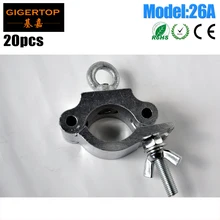 20 XLOT сценическое осветительное оборудование зажим медведь 500 кг алюминиевый сплав одиночный уплотнительное кольцо крюк 50 мм ширина для движущийся головной свет