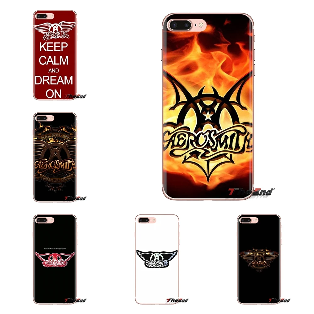Soft Transparent Case Covers rock band Aerosmith For Huawei G7 G8 P7 P8 P9 P10 P20 P30 Lite Mini Pro P Smart Plus 2017 2018 2019 |