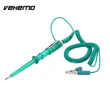 Vehemo Car Circuit Tester Auto Probe Tester Voltage Gauge LED Light Bulb 6V 12V 24V Tool Tester Pencil Diagnostic Tool