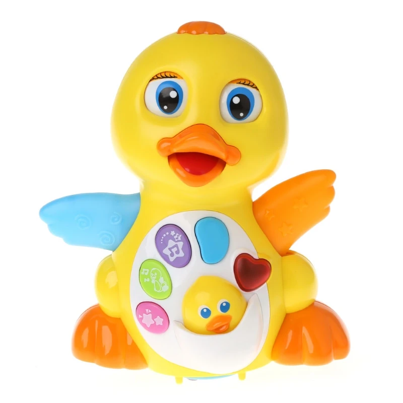 Cute Musical Duck Toy Lights Action With Adjustable Sound Toys For Kids