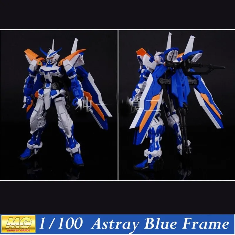 Gundam Sconto Seconda Modello Hobby Figures MBF-P03R Telaio di Blu Action Health giocattoli Kit robot oggi di IOW Revise1/100 MG Astray Daban Assemblato Natural plastica ventilatori 7 Gundam Sconto Seconda Modello 7