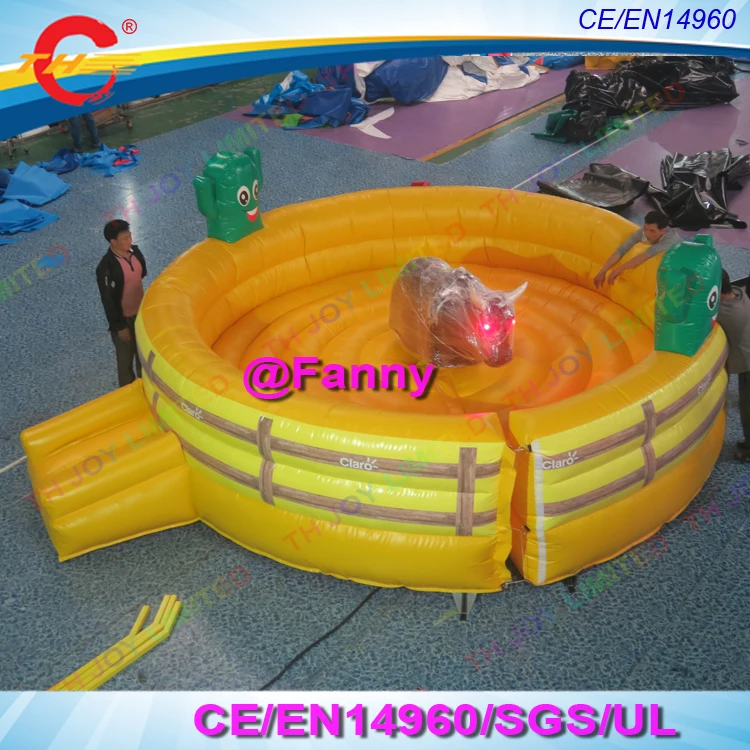 Mechanical Bull price Interative Sport Games inflatable Bull Riding Machine Crazy Rodeo Bull
