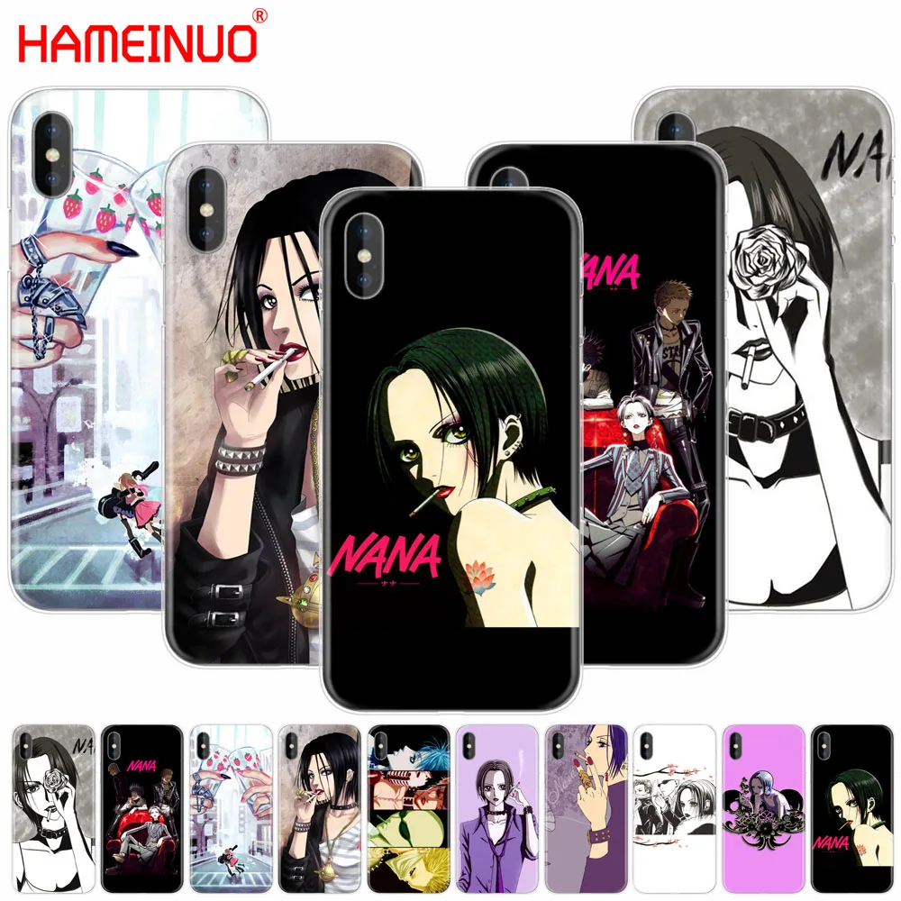 HAMEINUO аниме nana сотовый телефон чехол для iphone X 8 7 6 4 4s 5 5s SE 5c 6s плюс | Мобильные