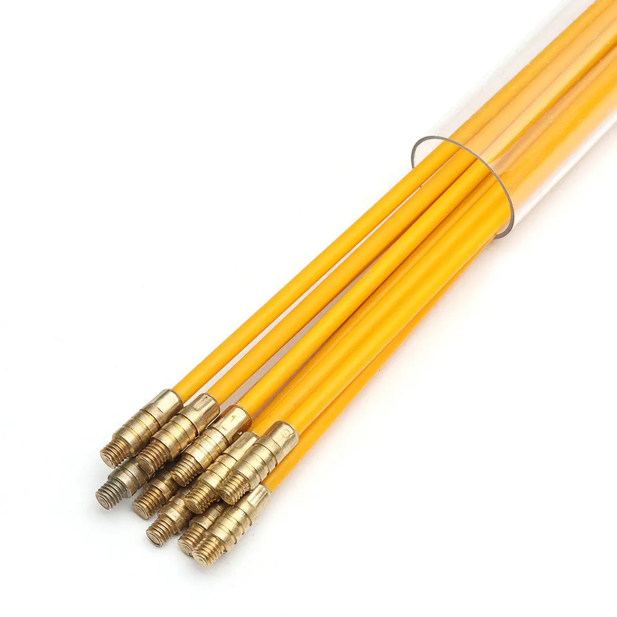 10 шт./лот 0,3 м x 4 мм Стекловолоконный кабель съемник бегущий кабель комплект проводов аксессуары для настенной проводки электрический кабель установка стержней
