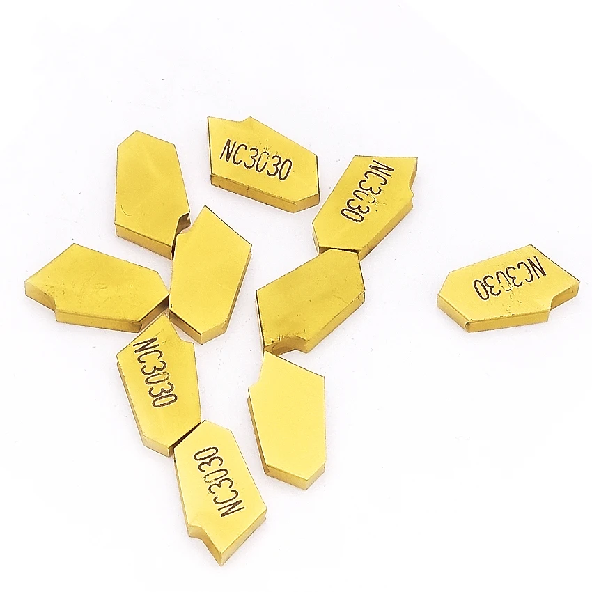 10 шт. SP200 SP300 SP400 NC3020 30 PC90 вольфрамовые карбидные вставки токарный станок с ЧПУ Режущий инструмент пазовые вставки из карбида