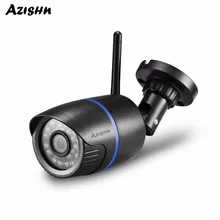AZISHN HD 1080 P 960 P 720 P wifi ip-камера наружная беспроводная Проводная камера видеонаблюдения Пуля CCTV камера с sd-картой слот CamHi