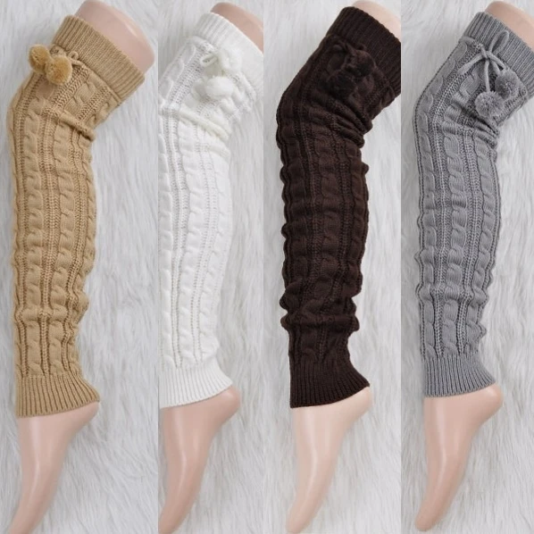 2014 45cm/65cm Sexy Stockings Autumn Winter Wool Knee High Stockings ...