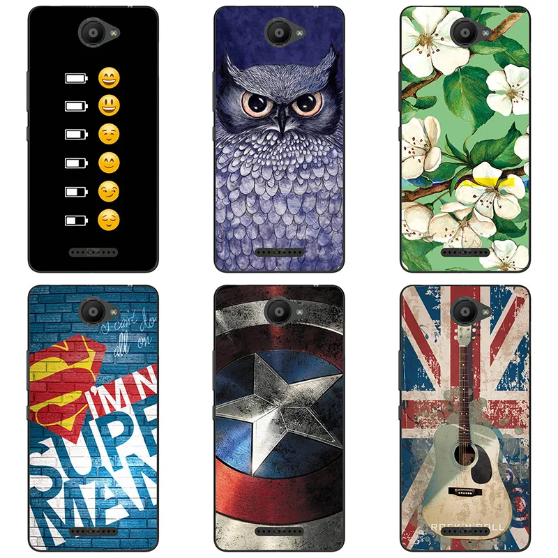 

soft tpu phone case colour Mobile phone shell For BQ Aquaris U / U Lite Soft silicon Phone Case colorful painting skin shell