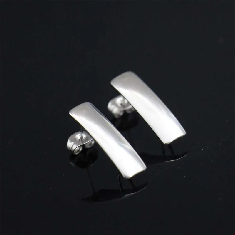 

New style 50pcs/lot stainless steel ear stud pin diy stud earrings findings & components