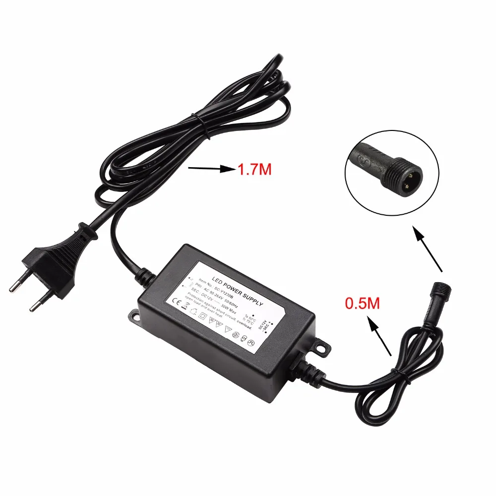 DHL бесплатно* наружный IP65 Светодиодный фонарь наружная светодиодная подсветка лестницы Half-Moon 30 шт. огни и 6 шт. кабель и 1 шт. 30 Вт драйвер
