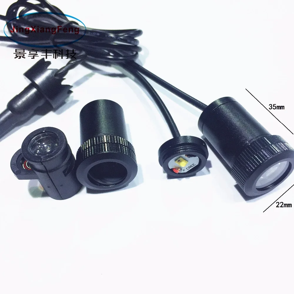 

JingXiangFeng Case For maybach For TAXI 2PC Universal Ghost Shadow car styling LED Logo Projector For brabus Welcome Door Lights
