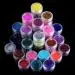 Women Fashion profession 45 Colors Nail Art Make Up Body Glitter Shimmer Dust Powder Decoration Drop Shipping 4A18