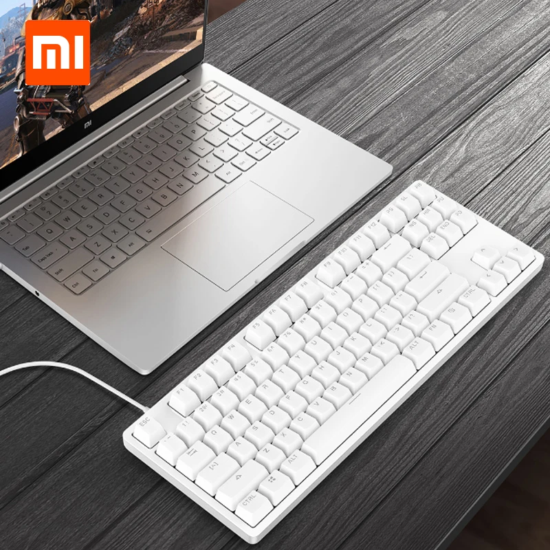 Xiaomi Yuemi клавиатура 87 клавиш игровая светодио дный со светодиодной подсветкой TTC