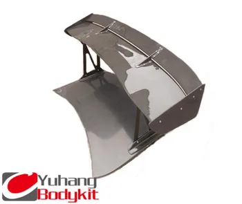 

R35 GTR VOLTEX TYPE-5 REAR TRUNK BOOT SPOILER GT WING CARBON FIBER BLADE 1600MM WITH ALUMINUM STANDS CF Carbon Fiber