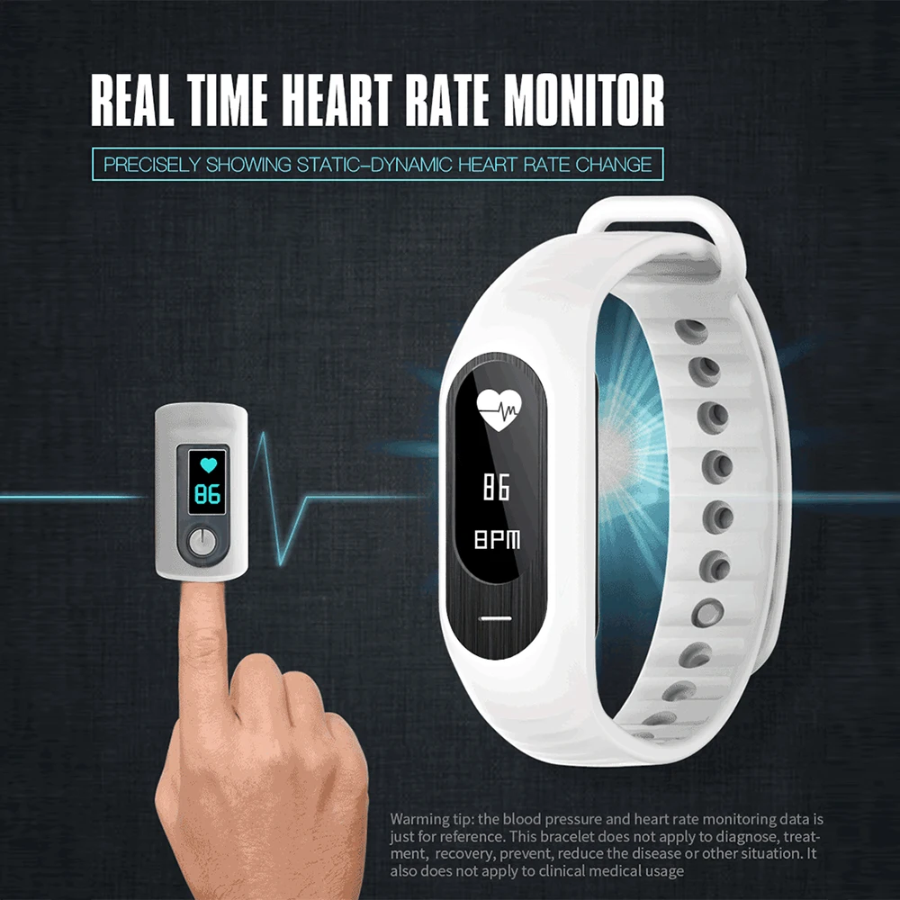 B15P Sport Smart Watch Men Smart Band Wristband Bluetooth 4 0 Blood Pressure Tracker Heart Rate
