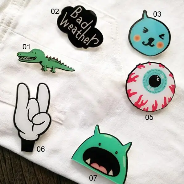 

Kawaii Icons on The Pin Cute Acrylic Badges Cartoon Icons on The Backpack Badges for Clothing Cartoon Badge