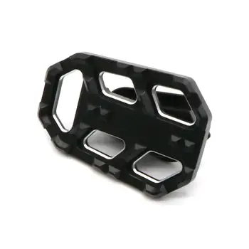 

LumiParty Modification Widen Foot Pedal Cushion Block Aluminum Alloy Black Sliver Color Foot Pedal for BMW G310GS 18-19
