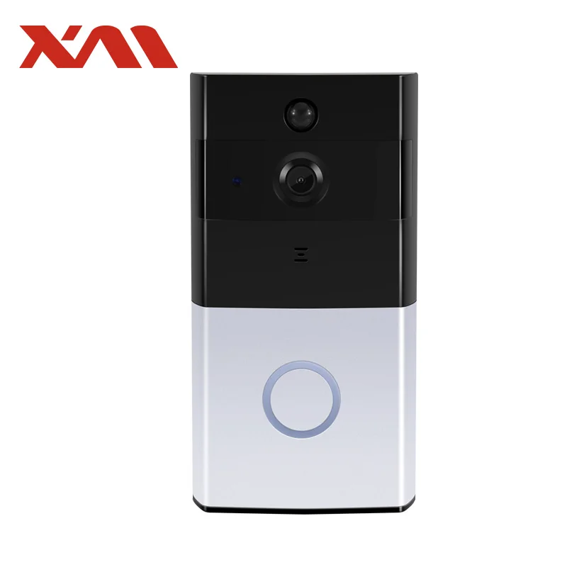 

XM Video Doorbell Wireless with built-in 8GB card Outdoor ring bell Battery Monitor viewer IR Night Vision peephole