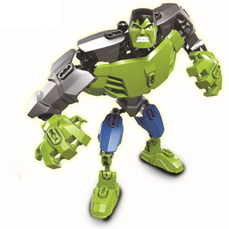 

Super Hero Series Hulk Green Giant Bruce Banner Marvel Building Blocks Bricks Movie DC Model Kids Kits Toys Sets Compatible